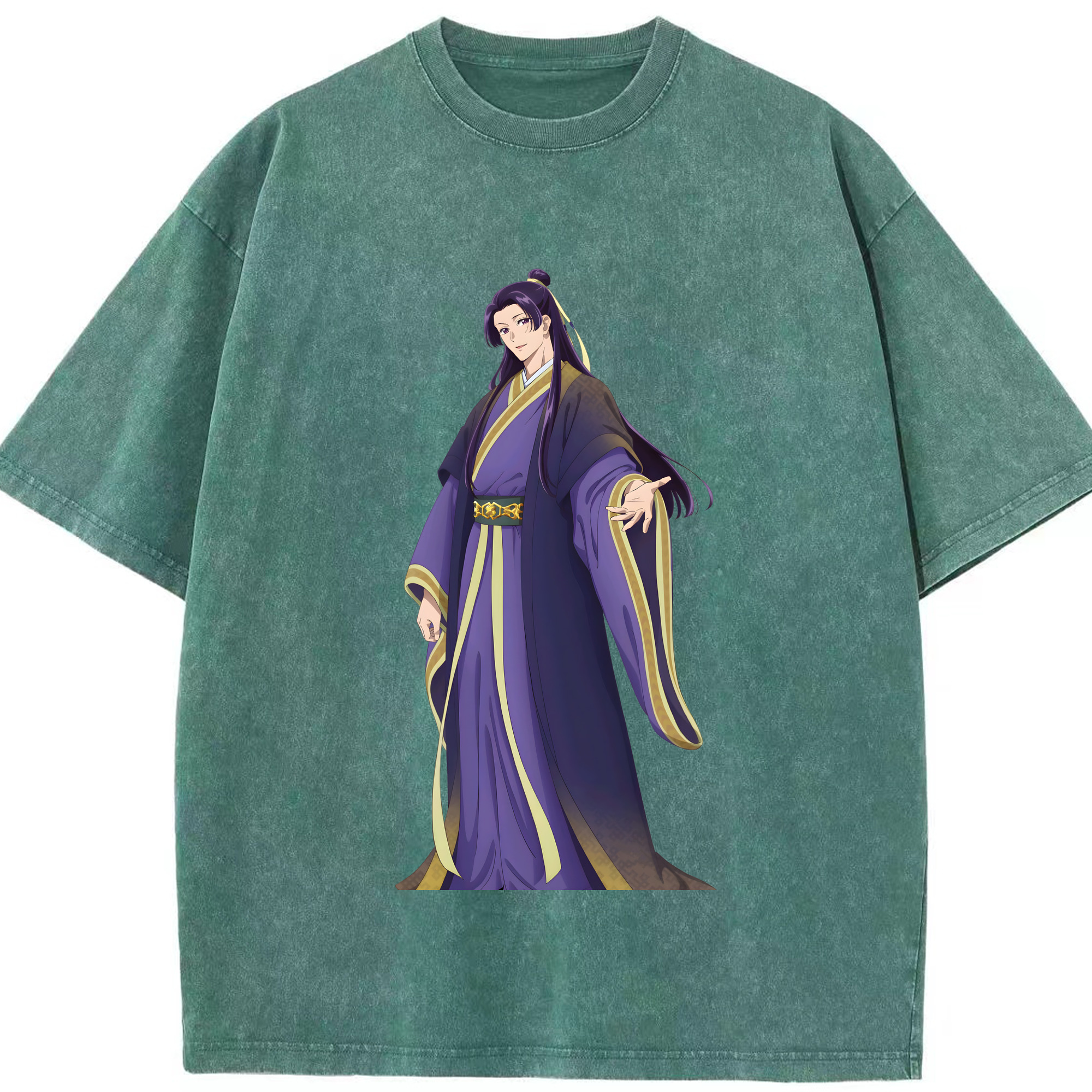 （画像用） 薬屋のひとりごと The Apothecary Diaries 綿100% ヴィンテージ風 半袖Tシャツ（フロントプリント）
